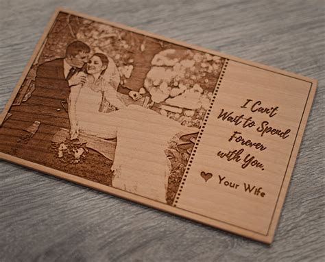 Personalized Photo - Wood Greeting Card - The Wood Reserve