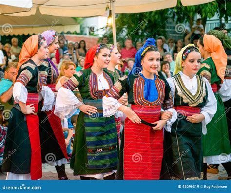 Serbian Dancers editorial stock image. Image of dance - 45090319