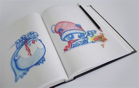 Blue pencil sketches - vol. 2 - Daily Doodles on Behance