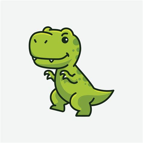 Cartoon Baby Dinosaur T Rex