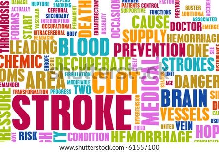 Stroke Medical Concept Of Early Warning Signs Stock Photo 61557100 ...