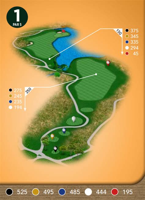 Course Layout - Tiffany Greens Golf Club