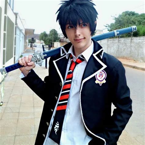 Ao no Blue Exorcist Rin Okumura Cosplay Costume Anime Men's Jacket ...