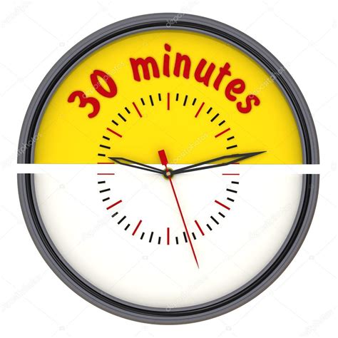 30 Minutes on the clock — Stock Photo © Waldemarus #65089447