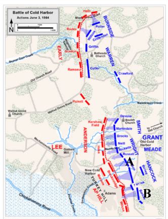 Battle Of Cold Harbor Map - Maping Resources