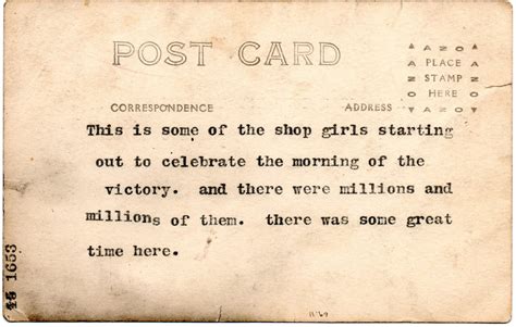 Great War Postcards: Armistice Day