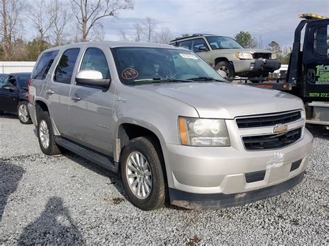 2009 Chevrolet Tahoe Hybrid for sale at Copart Lumberton, NC Lot ...