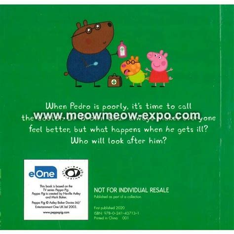 FQ30 The Incredible Peppa Pig - Pedro's Cough 9780241437131 – MEOW MEOW EXPO