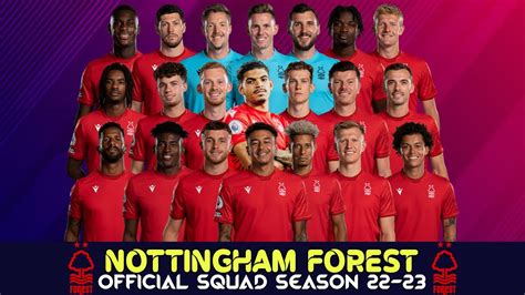 NOTTINGHAM FOREST Full Squad 2022/23 Season | Nottingham Forest ...