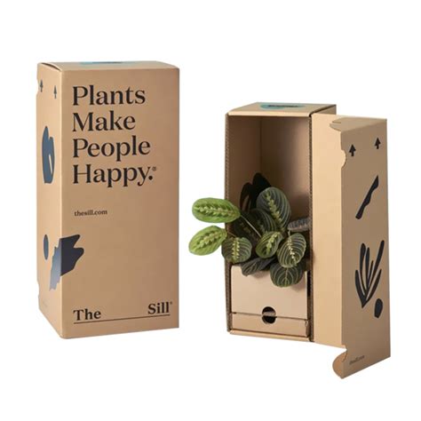 Custom Plant Packaging Paper Boxes Potted Live Plant Shipping Box - Buy ...