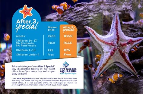 Two Oceans Aquarium After 3 Special - mapmyway