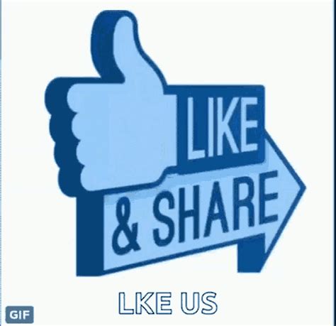 Like And Share Facebook GIF - Like And Share Facebook Fb - Discover ...