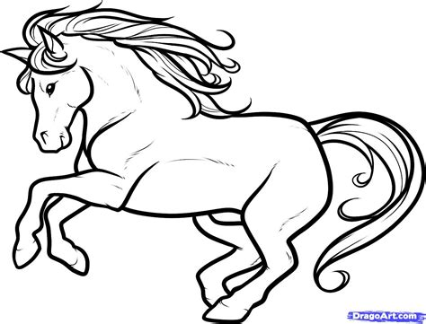 Horse Black And White Drawing at GetDrawings | Free download