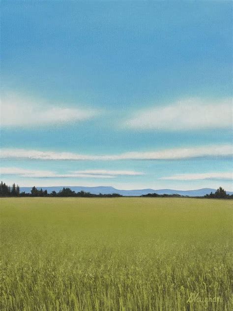 Summer Sky - Blue Sky Landscape Painting | Sky landscape painting, Sky ...