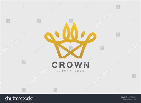 Royal Crown Gold Logo. Usable for Business and - Royalty Free Stock Vector 1931261423 - Avopix.com