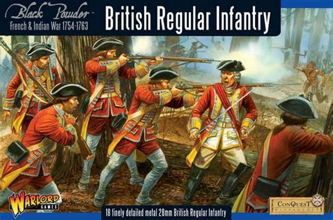 French Indian War 1754-1763: British Regular Infantry boxed set – Warlord Games Ltd