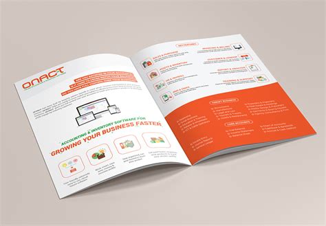 Brochure Design for Management Software on Behance