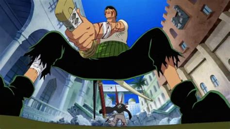 one piece - Was the first time Zoro experienced haki in Alabasta? - Anime & Manga Stack Exchange