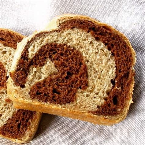 Jewish Marbled Rye Bread Recipe - The Bread She Bakes