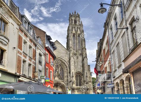 Cathedral of Arras, France editorial stock photo. Image of travel - 100281558