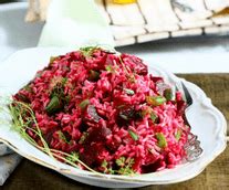 Beet and Rosemary Rice Pilaf - Riehm Produce Farm