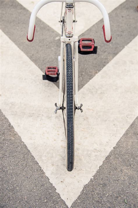 "Closeup Of A White Vintage Bicycle On The Move" by Stocksy Contributor ...