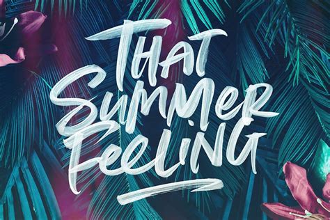 Summer Fonts • 20 Typefaces with Tropical VIbes • Little Gold Pixel