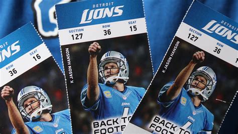 Single-game Detroit Lions tickets again will be only digital