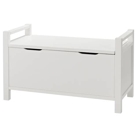 HEMNES Storage bench - white stain white - IKEA