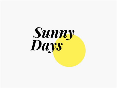Sunny Days Logo | Sunny logo, Sunny days, Marketing logo