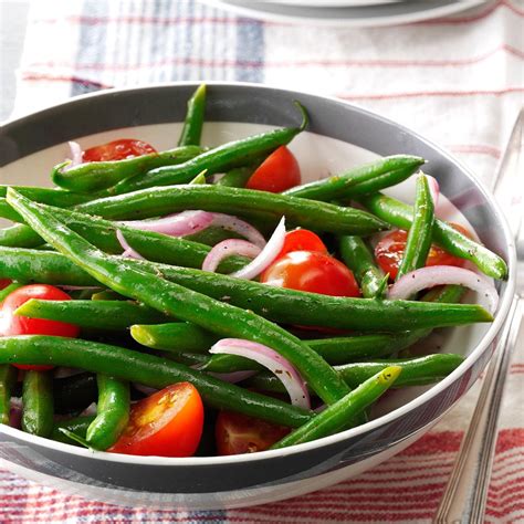 Green Bean-Cherry Tomato Salad Recipe | Taste of Home