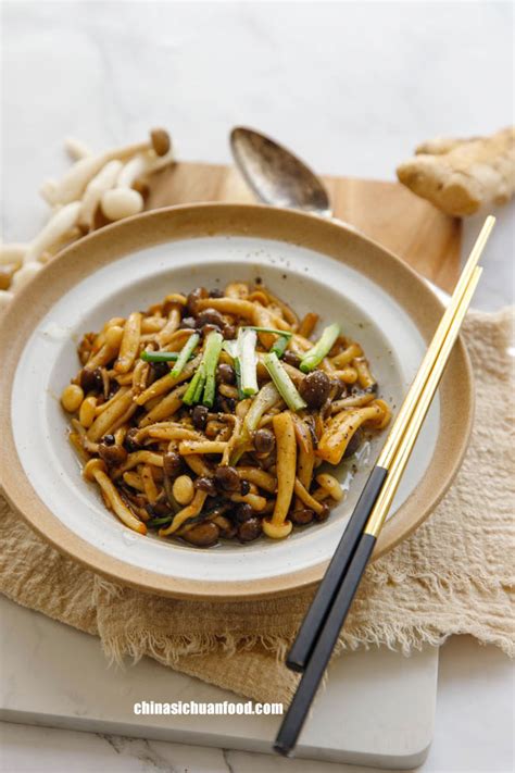 Mushroom Stir Fry - China Sichuan Food