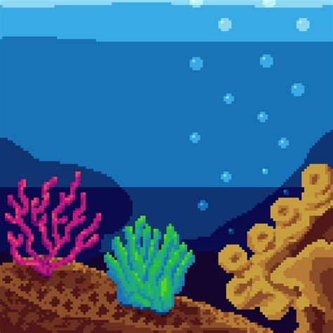 Pixilart - coral reef by sapphicdisaster