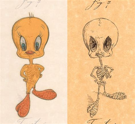 Famous Cartoon Characters' Anatomy | Solopress