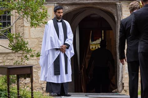 Grantchester gets first look at Rishi Nair's new character in set photos