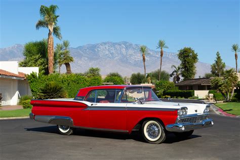 1959 Ford Fairlane 500 Skyliner - auctions & price archive