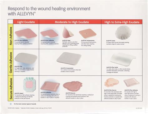 Different Types of Allevyn Wound Care Dressings - Mountainside ...