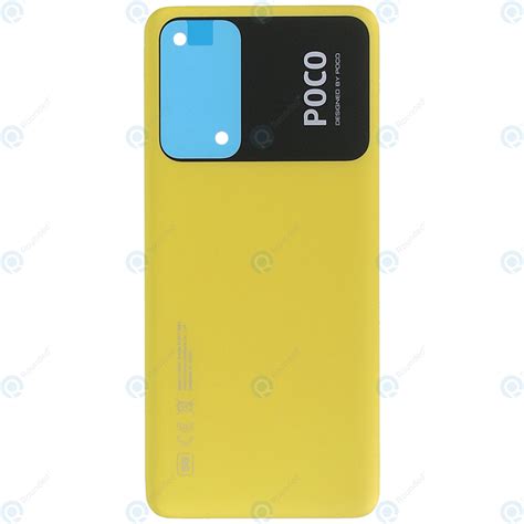 Xiaomi Poco M4 Pro 5G (21091116AG) Battery cover poco yellow 55050001JC7D