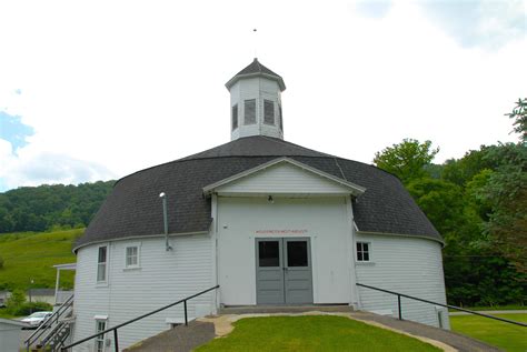 Round Barn museum,one of the few round barns left in the United States Mannington WV Virginia ...