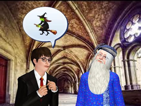 Sims and Just Stuff: Albus Dumbledore-beloved Headmaster at Hogwarts by prettysimsmaker!