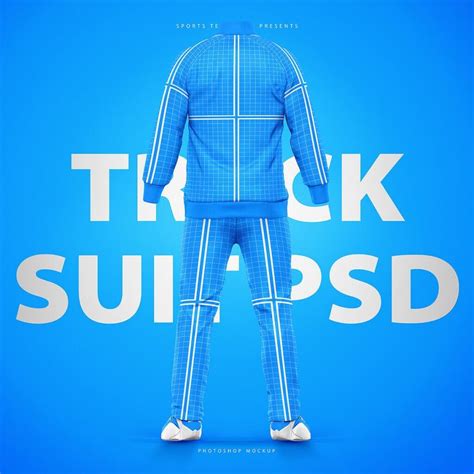 Sports Tracksuit jacket & pants mockup – Sports Templates