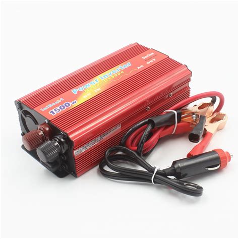 Car Vehicle motor Inverter 1500W DC 12V~24V to AC 220V Power Inverter ...