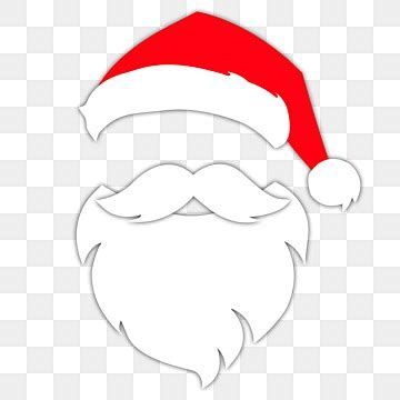 Christmas Santa Hat PNG Picture, Christmas Hat And Santa White Beard Vector, Christmas Hat Png ...