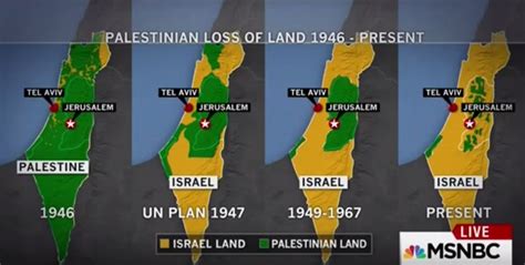 MSNBC airs 'Factually Wrong' Map of Israel & Palestine - iMediaEthics