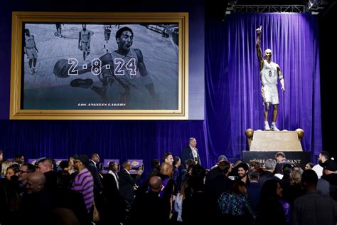 Kobe Bryant Immortalized at Crypto.com Arena Statue Ceremony - LAmag