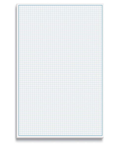 Graph Paper Pad, 17" x 11", 25 Sheets, Blue Line Border, Blueprint ...