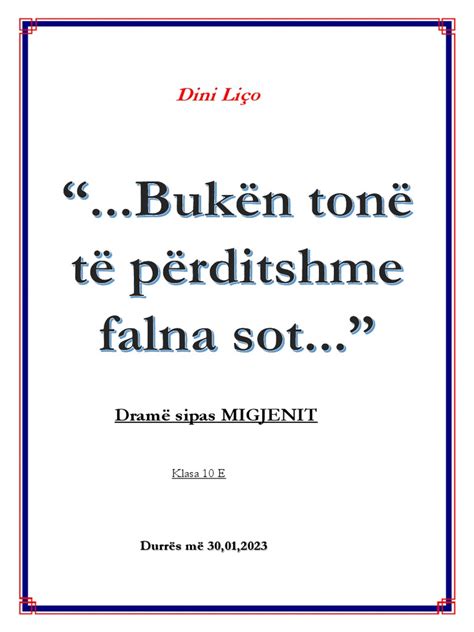 Migjeni | PDF