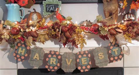 Custom Fall Banner Harvest Build a Bunting Kit Wooden