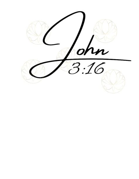 John 3 16 SVG Files Bible Scriptures Digital Files Religious - Etsy