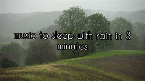 music to sleep raining - YouTube